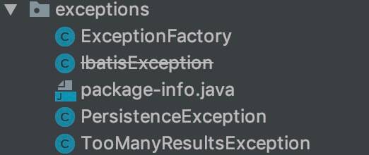 exceptions 包